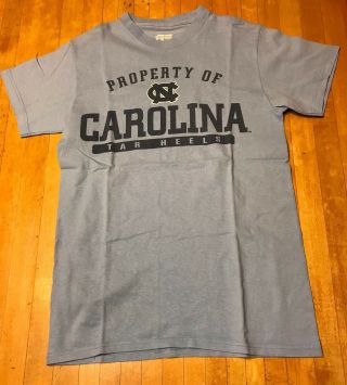 Unc T - Shirt University Of North Carolina Chapel Hill Blue Mens Size S Tar Heels