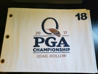 Pga Championship (quail Hollow) Golf Flag Pin 2017 Official