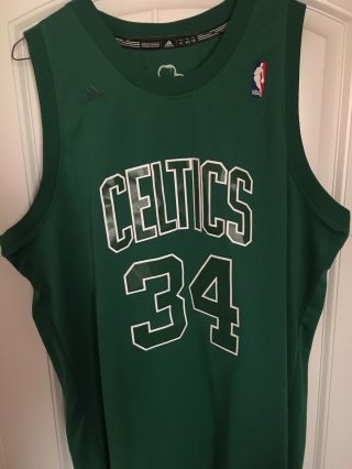 Boston Celtics Paul Pierce Adidas Christmas Day Jersey Xl Basketball Throwback