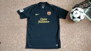 Barcelona 2011 - 2012 Nike Away Football Soccer Shirt Jersey L