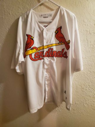 St.  Louis Cardinals 48 Harrison Bader White Jersey Size Xxl (adult)