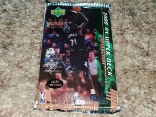 2000 - 01 Upper Deck Game Jersey Edition Basketball Card Pack - Poss Autos $$$