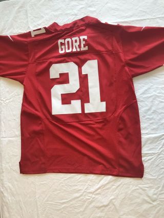 Frank Gore 21 San Francisco 49ers Nike On - Field Football Jersey - Men 