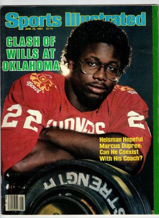 Sports Illustrated June 20 1983 Marcus Dupree On Cover