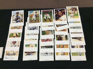 Aaron Lewis Negro League Post Card Set Of 30 Monte Irvin Auto Mays Gibson,  More