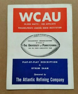 University of Pennsylvania vs North Carolina,  Football Program,  Oct.  13,  1945 3