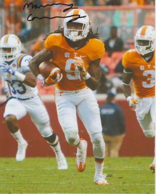 Marquez Callaway Tennessee Vols Football Signed 8x10 Photo