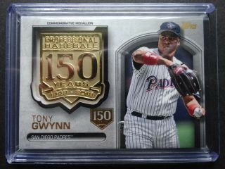 2019 Topps Series 2 Tony Gwynn Padres 150th Ann.  Medallion Relic Card 113/150