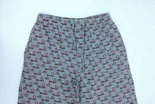 Ohio State Buckeyes print Pajama Pants Size Medium Lounge Gray NCAA OSU 4