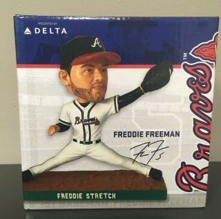 Freddie Stretch Freddie Freeman Bobblehead Atlanta Braves SGA 6/15/18 3