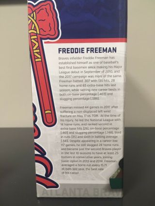 Freddie Stretch Freddie Freeman Bobblehead Atlanta Braves SGA 6/15/18 5