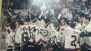 Oklahoma City Blazers Hockey Team 1996 Signed Photo CHL Champions Burton Gomes 2