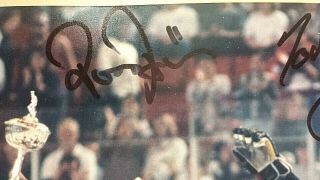 Oklahoma City Blazers Hockey Team 1996 Signed Photo CHL Champions Burton Gomes 5