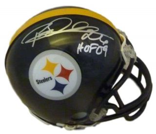 Rod Woodson Autographed/signed Pittsburgh Steelers Mini Helmet Hof Jsa 20060