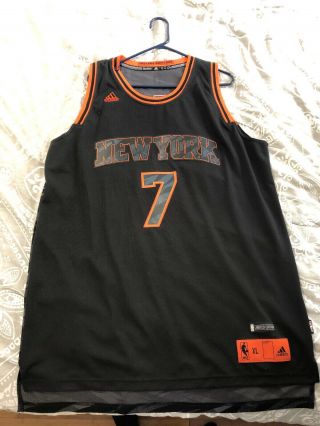 Adidas Limited Edition Nba Jersey York Knicks Carmelo Anthony Black Sz Xl
