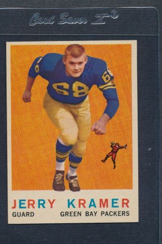 1959 Topps 116 Jerry Kramer Packers Nm 2001