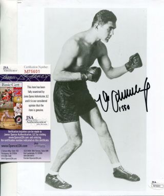 Max Schmeling Boxer Boxing Champ Signed Photo Autograph Jsa Authenticated