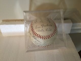 Vintage Ball Of Fame Sports Production Babe Ruth Lou Gehrig Jimmy Fox And More