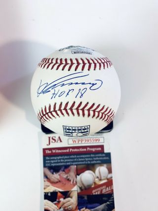 Vladimir Guerrero Sr Hall Of Fame Autographed Baseball Jsa