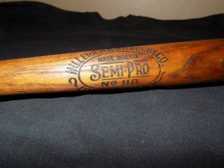 Vintage Hillerich & Bradsby Semi - Pro No.  11 B Bat