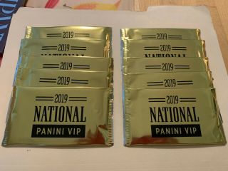 One Pack 2019 Panini National Convention Gold Vip Thin Pack - Zion
