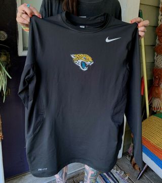 Nike Dri - Fit Jacksonville Jaguars Jerry Sullivan Team Issued Nfl Football Shirt