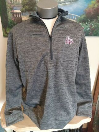 Mississippi State Bulldogs Pullover Xl Belk Bowl Adidas Player Team Issued Euc