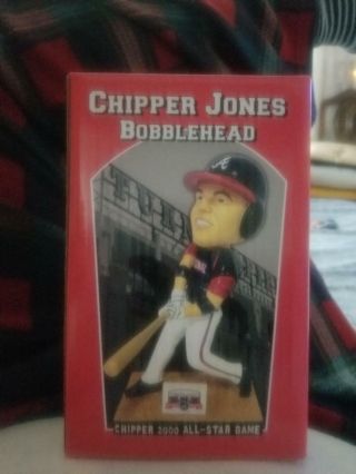 Chipper Jones Bubblehead 2000 All - Star Game