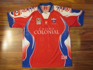Red Galaxia Club Deportivo Luis Angel L.  A.  Firpo Soccer Jersey - Large
