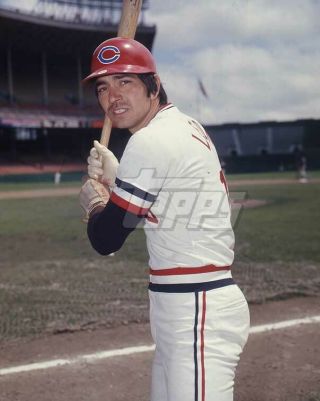 1972 Topps Baseball Color Negative.  Eddie Leon Indians
