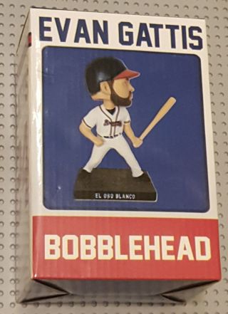 Evan Gattis Atlanta Braves Baseball Bobblehead