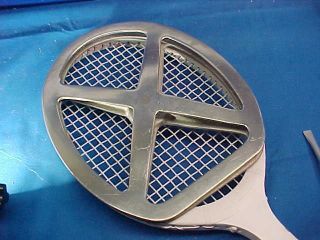 Orig 1930s Hawk Model Metal Tennis Racquet Head Press