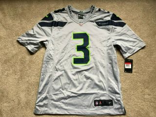 Nike Russell Wilson Seattle Seahawks Nfl Jersey Nwt Msrp $100 Mens Large L