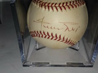 Willie Mays Signed On Ball - Autographed Baseball San Francisco Giants; 1 Owner