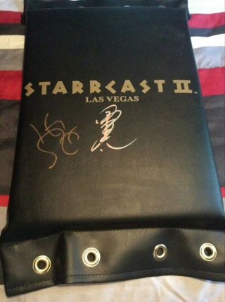 Starrcast 2 Kenny Omega Kenta Kobashi Autograph Turnbuckle Pad Aew Wwe Njpw