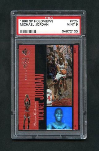 1996 Michael Jordan Upper Deck Sp Holoview Pc5 Psa 9