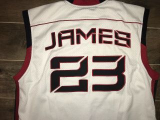 NIKE Air LeBron James Basketball Team Jersey 23 King James (XL) Sewn NBA 2
