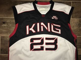 NIKE Air LeBron James Basketball Team Jersey 23 King James (XL) Sewn NBA 3