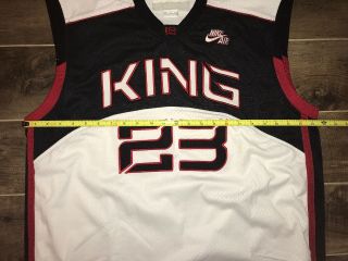 NIKE Air LeBron James Basketball Team Jersey 23 King James (XL) Sewn NBA 6