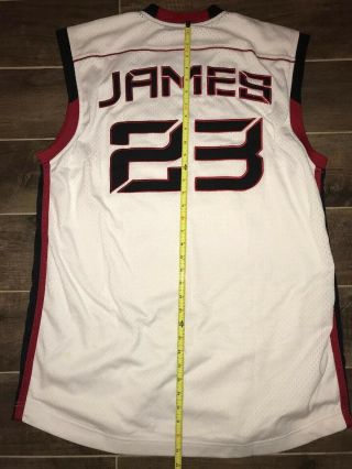 NIKE Air LeBron James Basketball Team Jersey 23 King James (XL) Sewn NBA 8