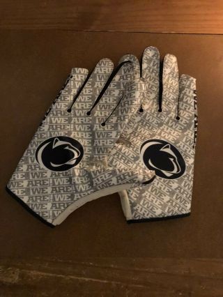 Penn State Nittany Lions PSU Football Team - Issued Game - Linebacker XL Gloves 3