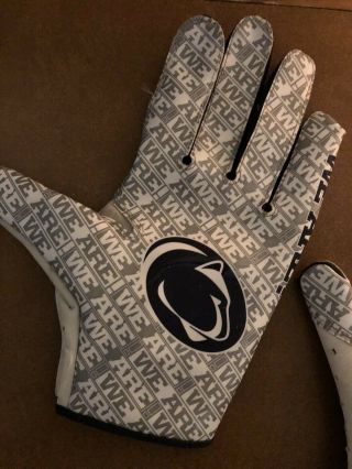 Penn State Nittany Lions PSU Football Team - Issued Game - Linebacker XL Gloves 7