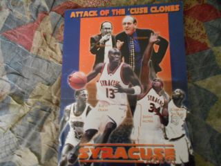 2002 - 03 Syracuse Orangemen Basketball Media Guide Ncaa Champs Orange 2003 Ad