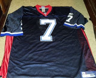 Nfl Reebok Buffalo Bills J.  P.  Losman 7 Blue Football Jersey Shirt Sz 2xl