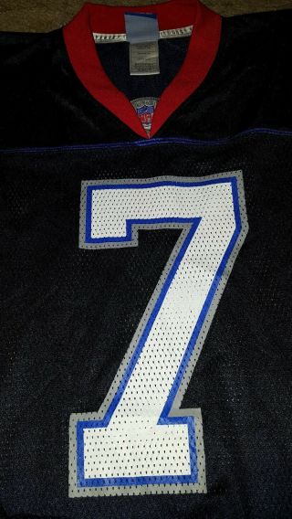 NFL Reebok BUFFALO BILLS J.  P.  Losman 7 Blue Football Jersey Shirt Sz 2XL 3