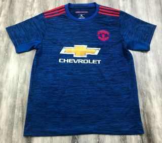 Manchester United The Red Devils Mufc Football Futbol Soccer Jersey Chevrolet M