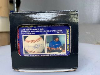 MLB Sammy Sosa Chicago Cubs Autographed Baseball Authenticated By TracerCode 2