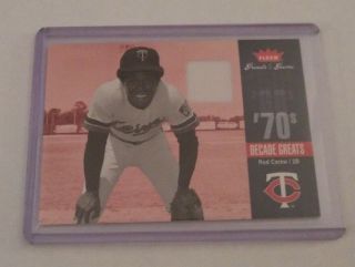 Rod Carew - 2006 Fleer Greats Of The Game - Decade Greats - Jersey - Twins -