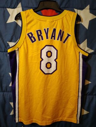 Size M Los Angeles Lakers Nba Champion Basketball Shirt Jersey Bryant 8