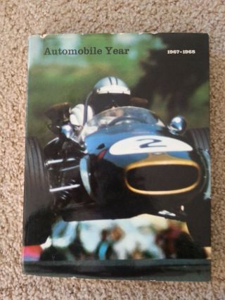 Automobile Year 1967 - 1968,  Hardcover; Formula One,  Can - Am,  Le Mans,  Sports Cars